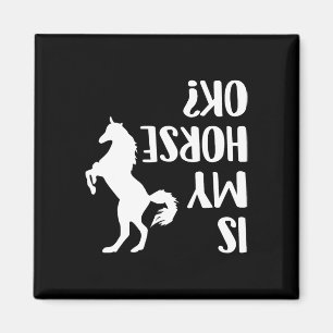 Riding Is My Horse Ok Equestrian Arabian Dressage Magnet