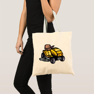 Riding Lawn Mower Tote Bag