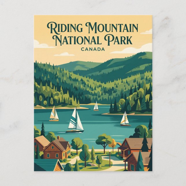 Riding Mountain National Park Canada Postcard (Front)
