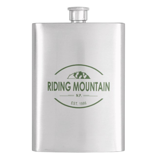 Riding Mountain National Park Hip Flask (Front)