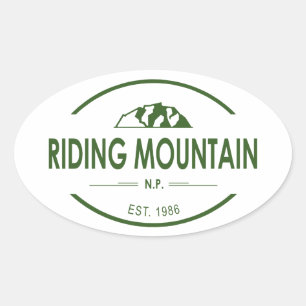 Riding Mountain National Park Oval Sticker