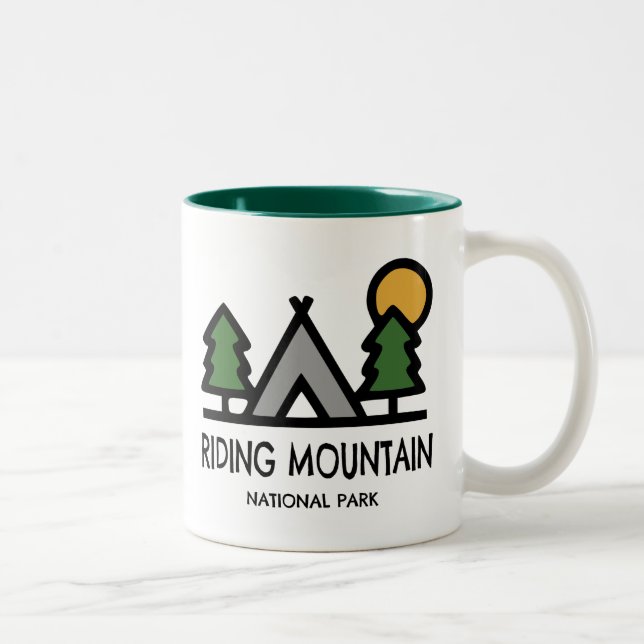 Riding Mountain National Park Two-Tone Coffee Mug (Right)