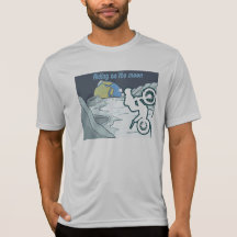riding on the moon t-shirt