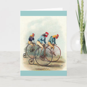 Riding Roosters Card