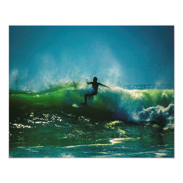 Riding The Crest Photo Print (Front)