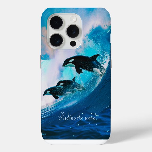 Riding the wave  Case-Mate iPhone case (Back)