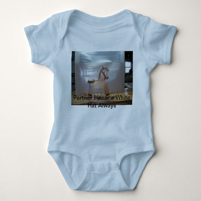 Riding the wind baby bodysuit (Front)