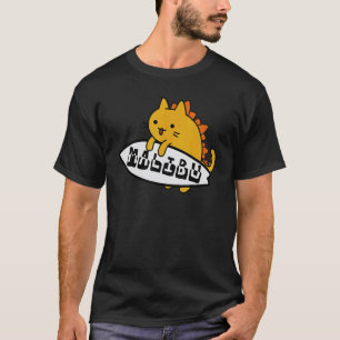 Riding waves catzilla surfer Malibu T-Shirt