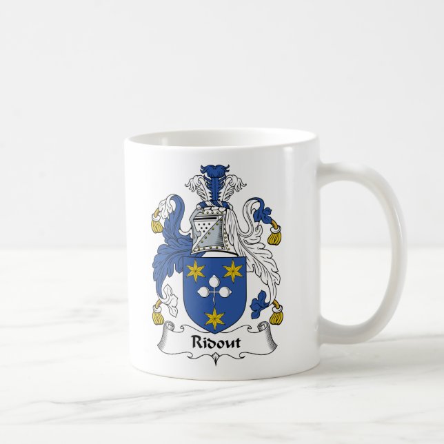 Ridout Family Crest Coffee Mug (Right)