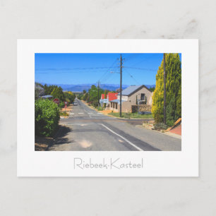 Riebeek-Kasteel View South Africa SA Postcard