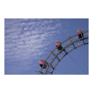 Riesenrad In Prater Vienna Austria Poster