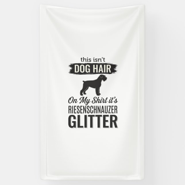 Riesenschnauzer Glitter Funny Dog Lover Design_1 Banner (Vertical)