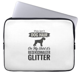 Riesenschnauzer Glitter Funny Dog Lover Design_1 Laptop Sleeve