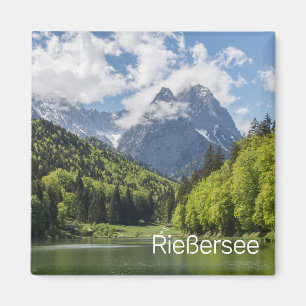 Riessersee Alps Garmisch Partenkirchen Bavaria Magnet