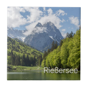 Riessersee Alps Garmisch Partenkirchen Bavaria Tile