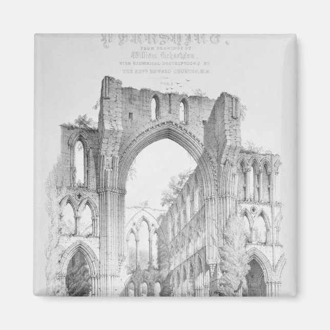 Rievaulx Abbey Magnet (Front)