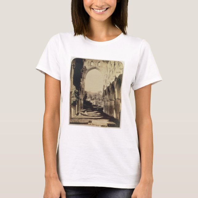 Rievaulx Abbey, North Yorkshire, 1854 (sepia photo T-Shirt (Front)