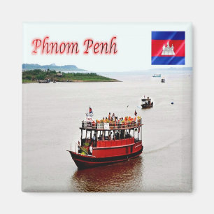 Rif. KH Cambodia, Phnom Penh, Fridge Magnet