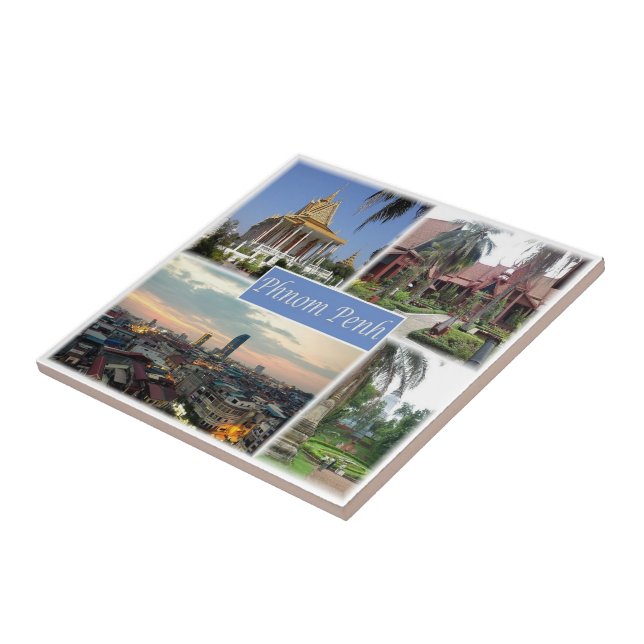 Rif. KH * Cambodia, Phnom Penh Tile (Side)