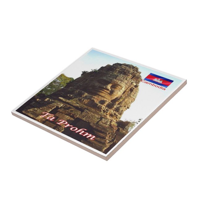 Rif. KH Cambodia, Ta Prohm, Tile (Side)