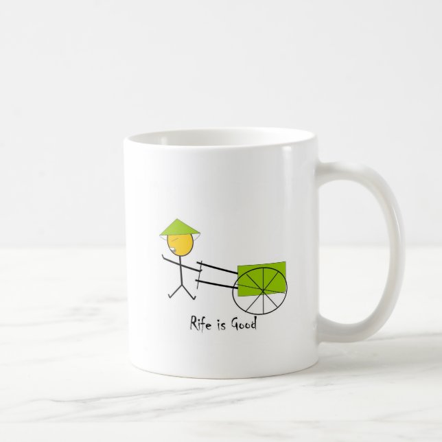 Rife is Good Rickshaw Coffee Mug (Right)