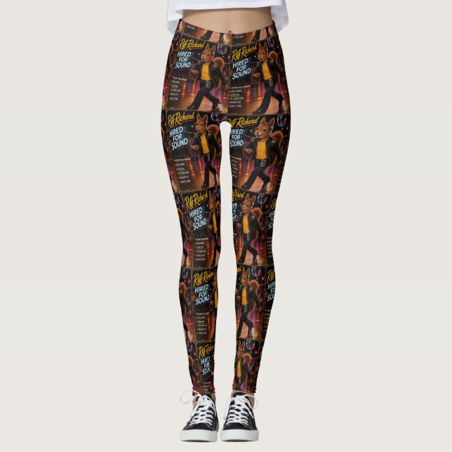 Riff Richard: a Parody Leggings (Front)