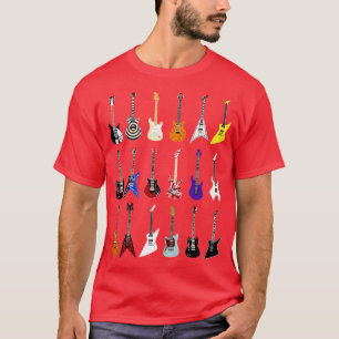 Riffs that Rocked the World Iconic Guitars from Ro T-Shirt