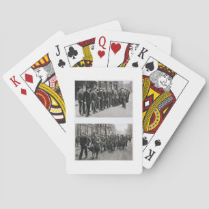 Rifle drill of the Spartacists (top) Revolutionary Playing Cards