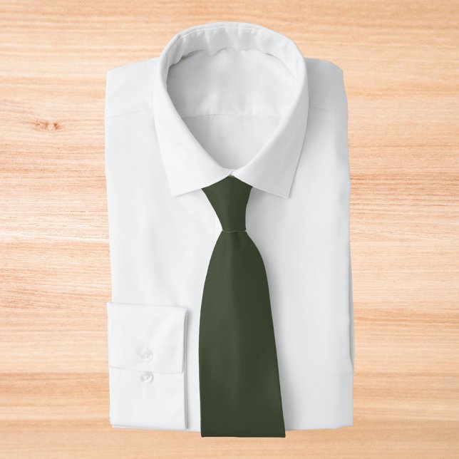 Rifle Green Solid Color Tie (Creator Uploaded)