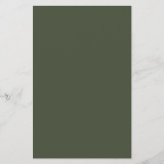 Rifle Green Solid Colour Flyer (Front)