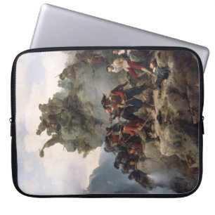 Riflemen Defending a Mountain Pass (Karl Lessing) Laptop Sleeve
