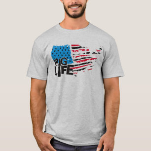 Rig Life Oilfield Worker Oil Rig Oilman T-Shirt