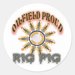 Rig Pig2 Classic Round Sticker