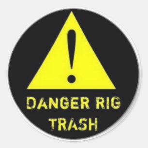Rig Trash sticker