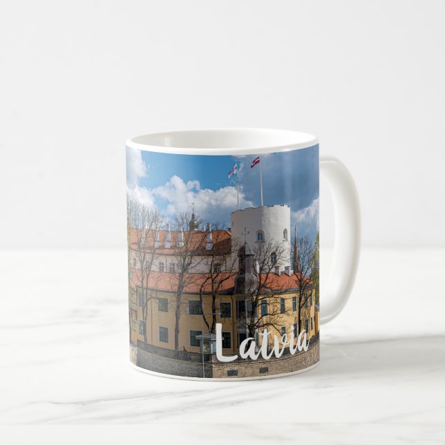 Riga Castle in Riga, Latvia Coffee Mug (Front Right)