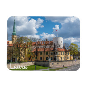 Riga Castle in Riga, Latvia Magnet