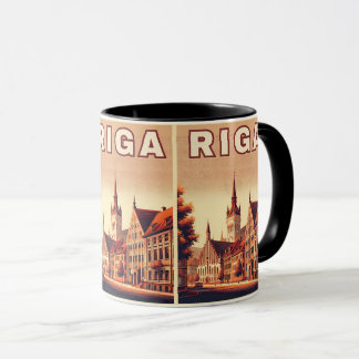 Riga City, Latvia baltic culture vintage gifts Mug
