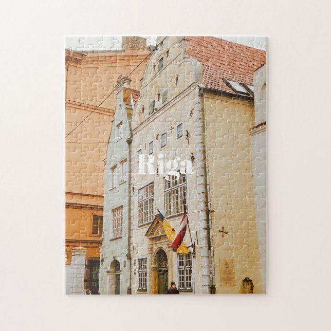 Riga Cityscape Flexible Photo Magnet Jigsaw Puzzle (Vertical)