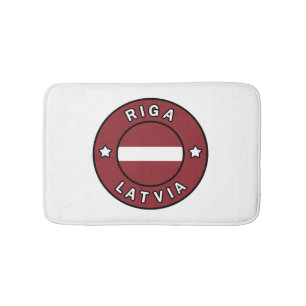 Riga Latvia Bath Mat