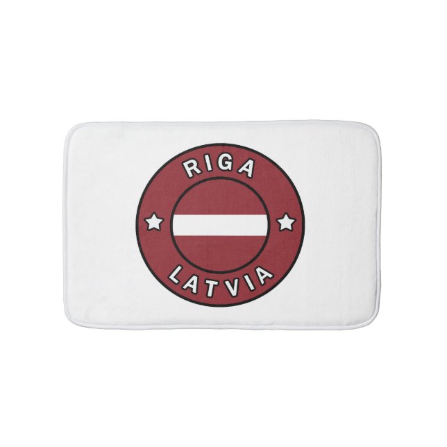 Riga Latvia Bath Mat (Front)
