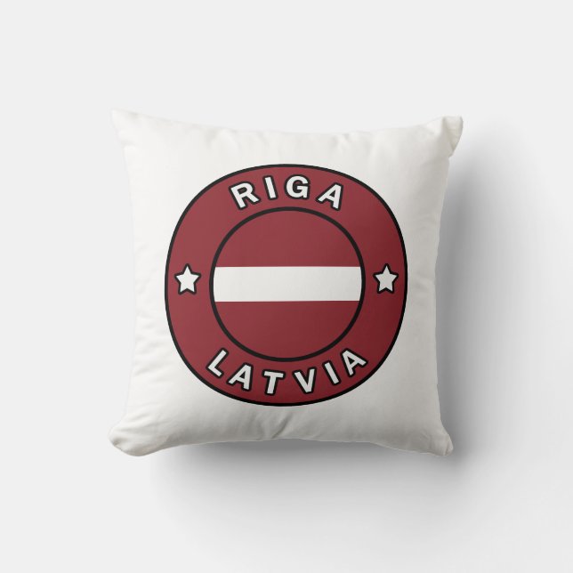 Riga Latvia Cushion (Front)
