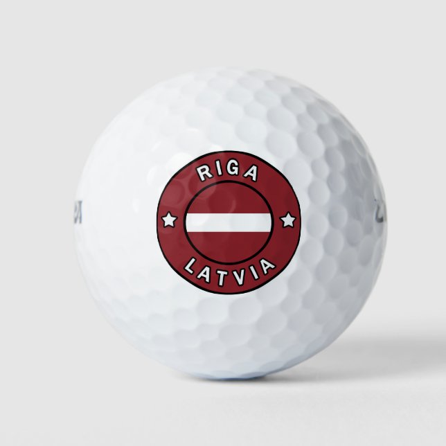 Riga Latvia Golf Balls (Front)