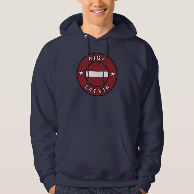 Riga Latvia Hoodie (Front)