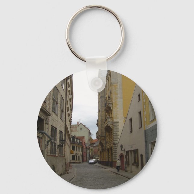 Riga Latvia Key Ring (Front)