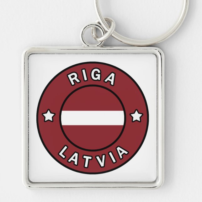 Riga Latvia Key Ring (Front)