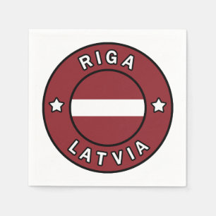 Riga Latvia Napkin