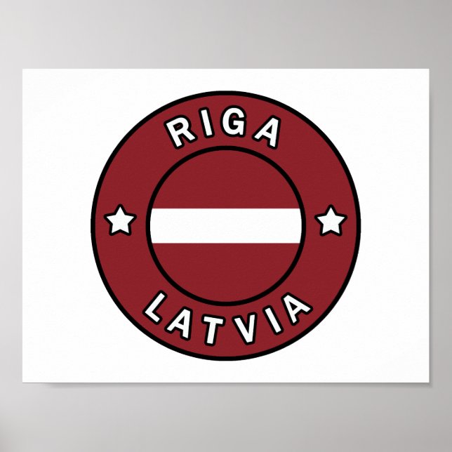 Riga Latvia Poster (Front)
