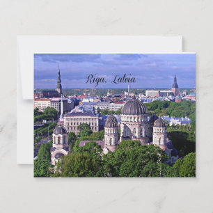 Riga, Latvia scenic photograph Card