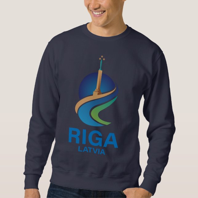 Riga Latvia Sweatshirt (Front)