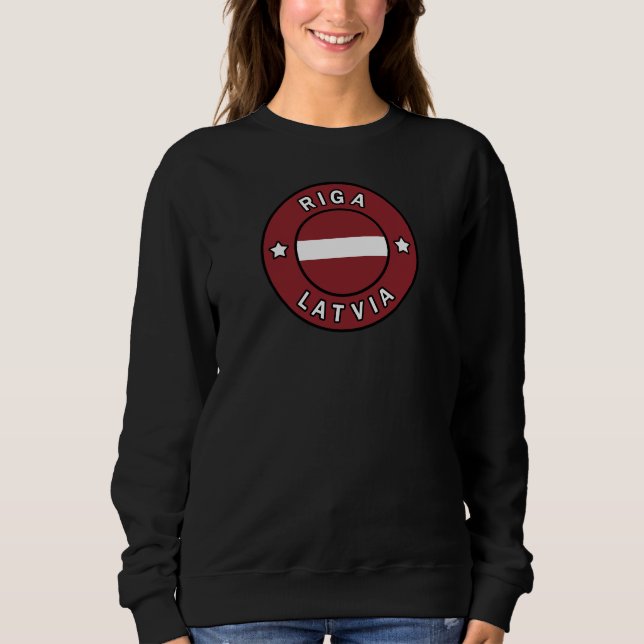 Riga Latvia Sweatshirt (Front)